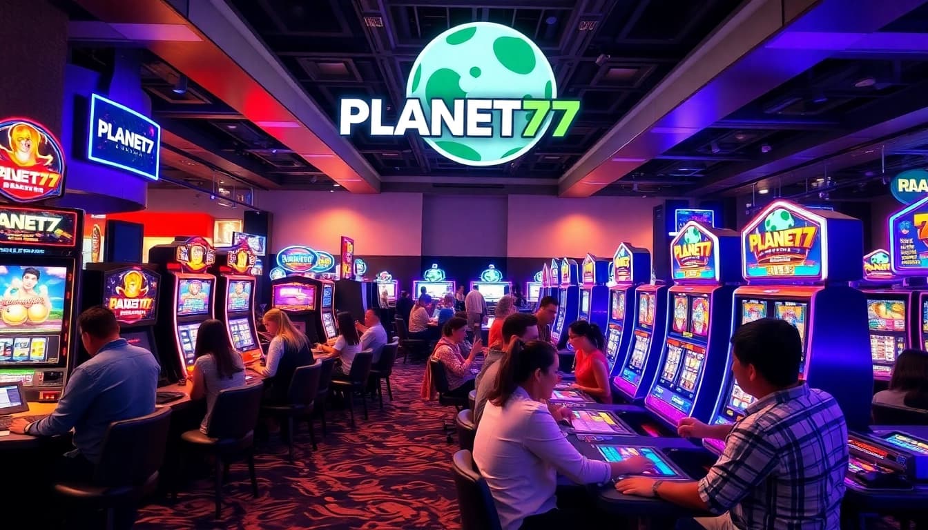 Menangkan hadiah di permainan PLANET77 sambil bersenang-senang di kasino yang menawan ini.