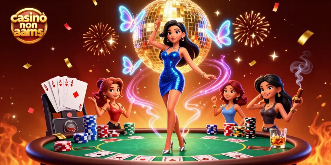 Gioca e vinci ai casinò non AAMS con azione di casinò 3D vibrante e elementi di gioco dinamici.
