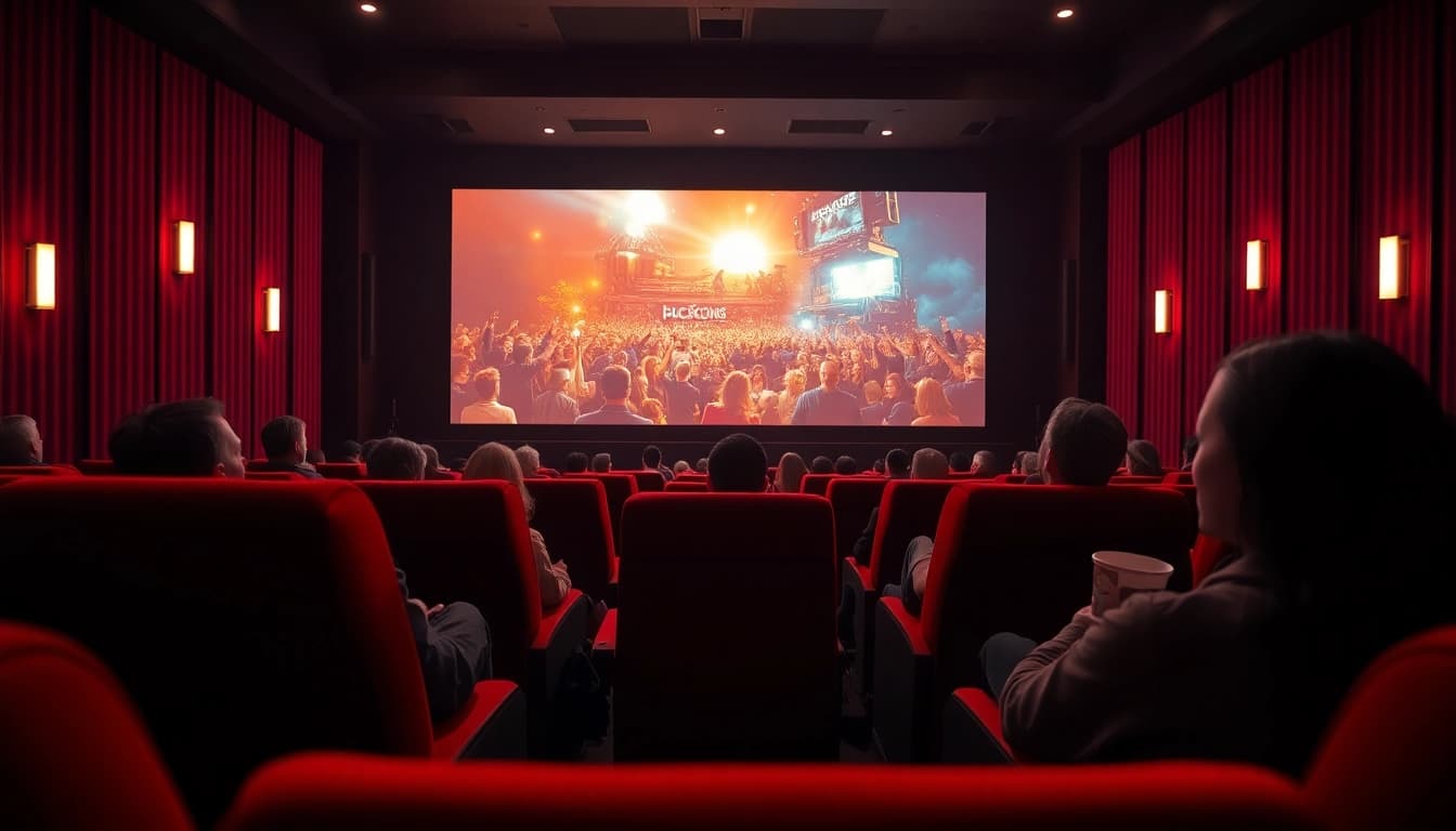 ดูหนังออนไลน์ฟรี ในโรงภาพยนตร์ที่มีผู้ชมรอคอยภาพยนตร์ที่จะฉาย
