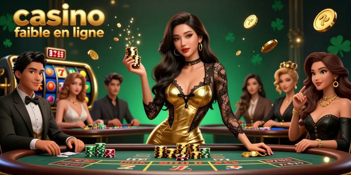 Vivez des actions de jeu à enjeux élevés dans un casino fiable en ligne avec une scène de baccarat glamour.