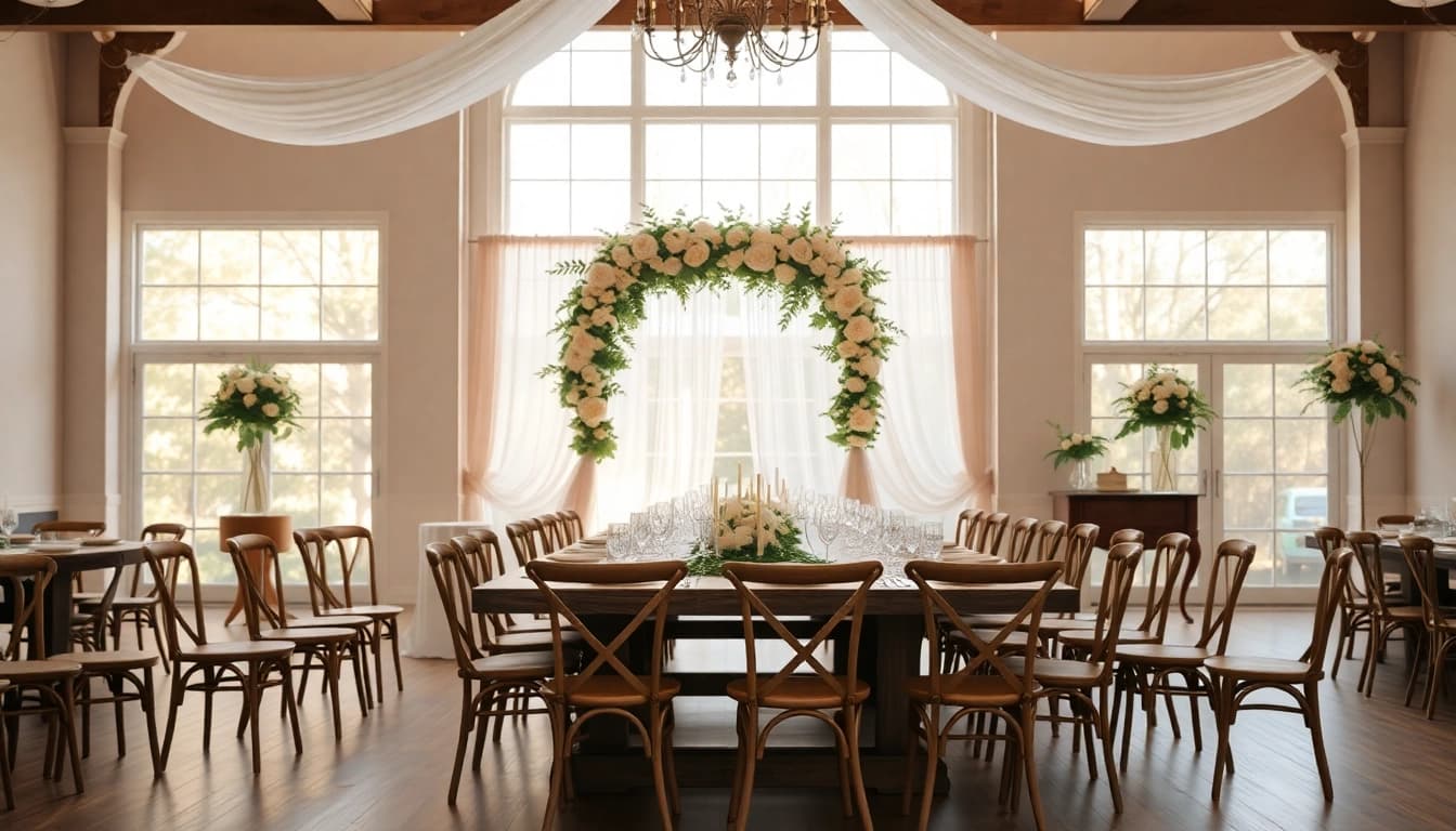Experience the enchanting Wedding Event Space Jacksonville with elegant decor and romantic atmosphere.