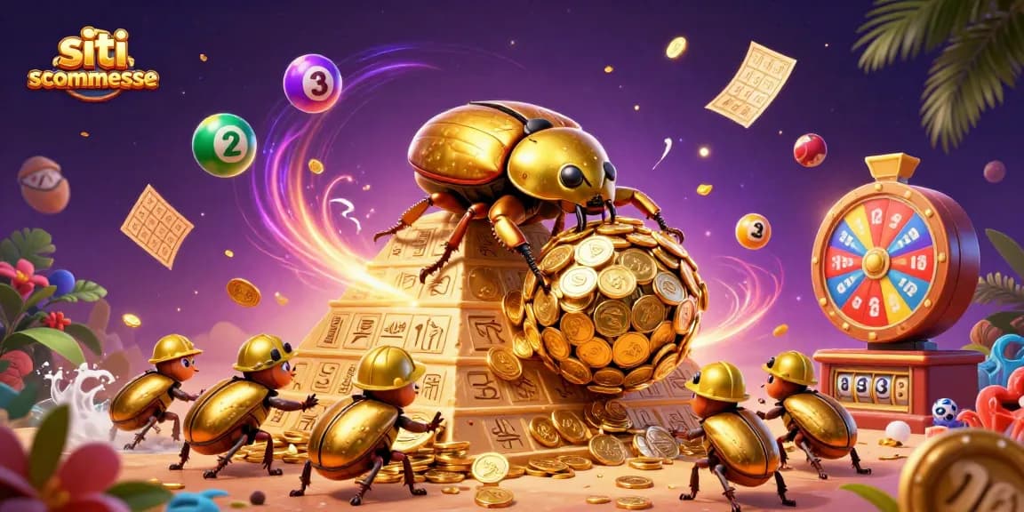 Gioca e vinci con i migliori siti scommesse in un'illustrazione d'arte 3D vibrante.