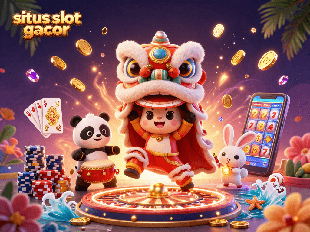 Experience thrilling wins at situs slot gacor with vibrant characters and exciting casino elements.