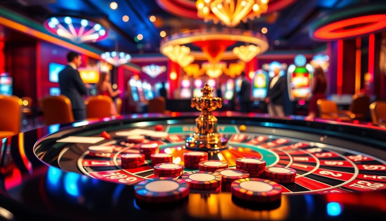 Gewinnen Sie mit casino bonus ohne einzahlung neu am Roulettetisch in einem glamourösen Casino.