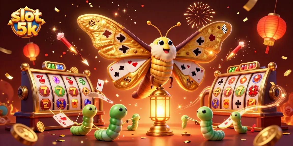 Experience the thrill of slot 5k with vibrant casino illustrations and energetic designs.