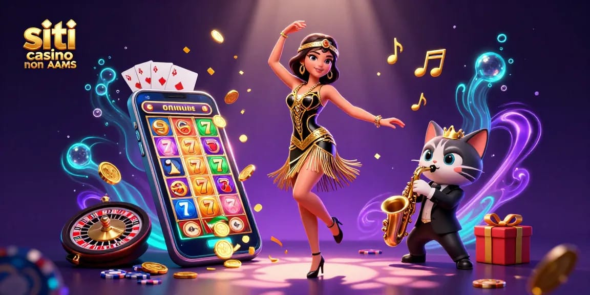 Vivi l'azione di gioco di alto livello nei siti casino non AAMS con slot emozionanti e personaggi vivaci del casinò.