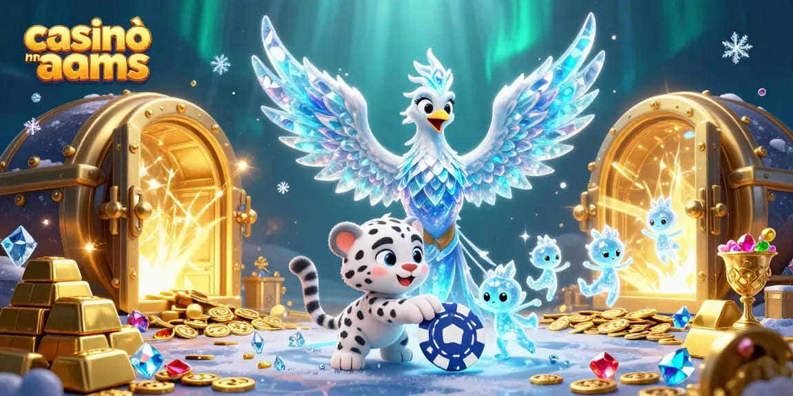Vivi l'emozione dei casinò non aams in una scena di casinò vibrante e magica piena di fortuna.