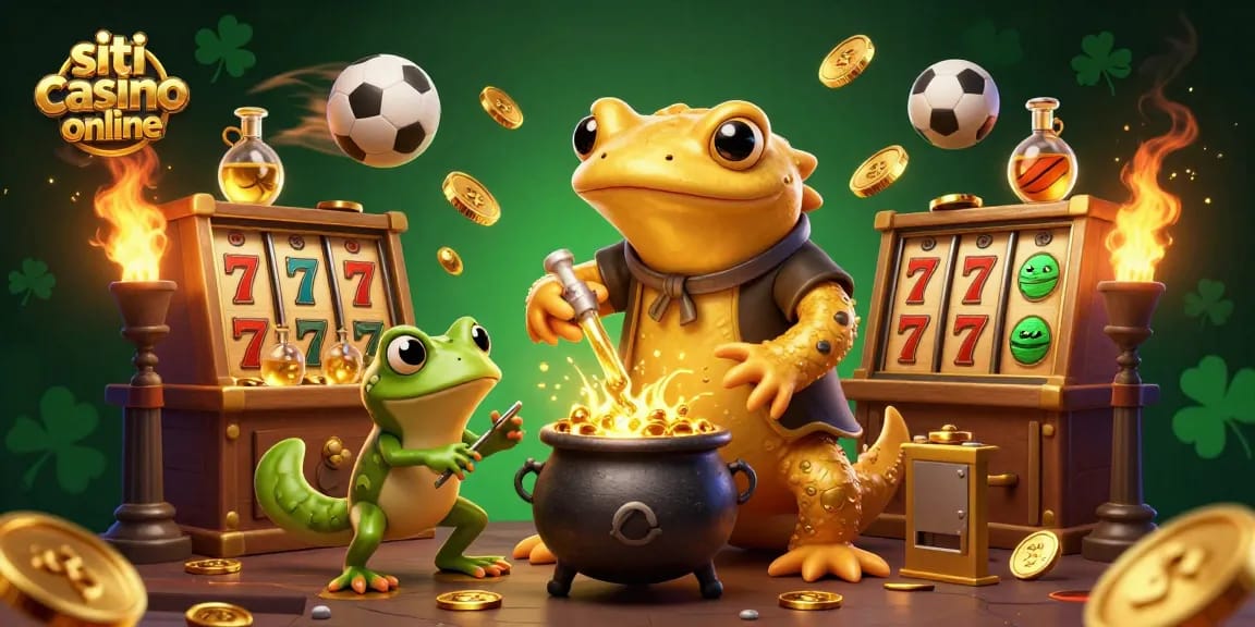 Scopri i migliori siti casino online mentre il grande alchimista trasmuta metalli in oro con l'aiuto della rana apprendista e nuovi assistenti.
