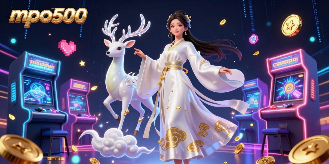 Experience thrilling gameplay at mpo500 with captivating slots, innovative arcade elements, and magical backgrounds.