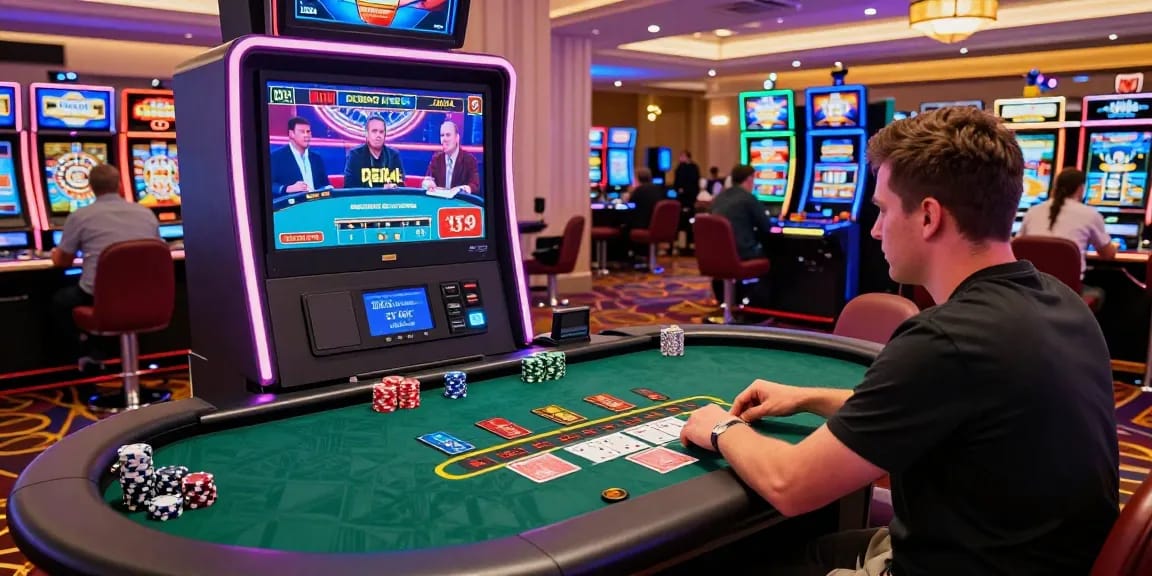 Engaging atmosphere showcasing credit card casinos with players enjoying blackjack at a modern table.