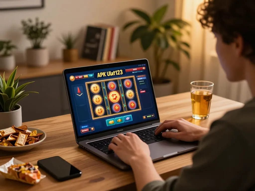 Rasakan APK Ulat123 saat pemain menikmati slot virtual yang menarik secara online di lingkungan yang nyaman.