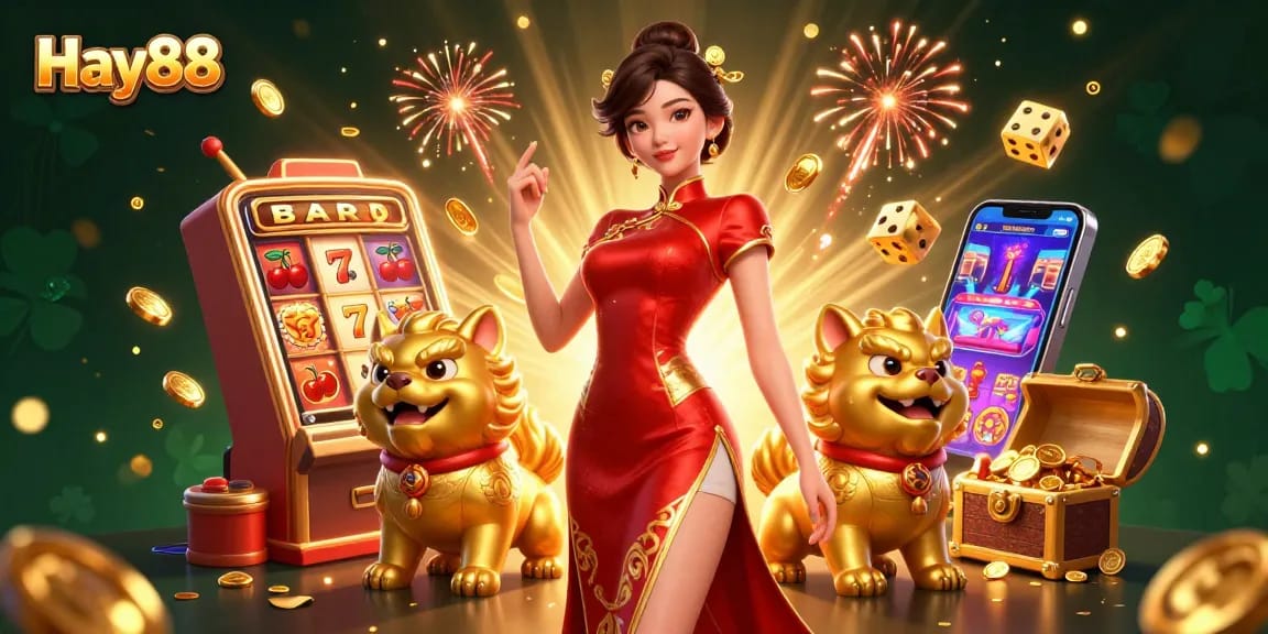 Experience exhilaration at Hay88 with dynamic jackpot wins amidst vibrant casino scenes.