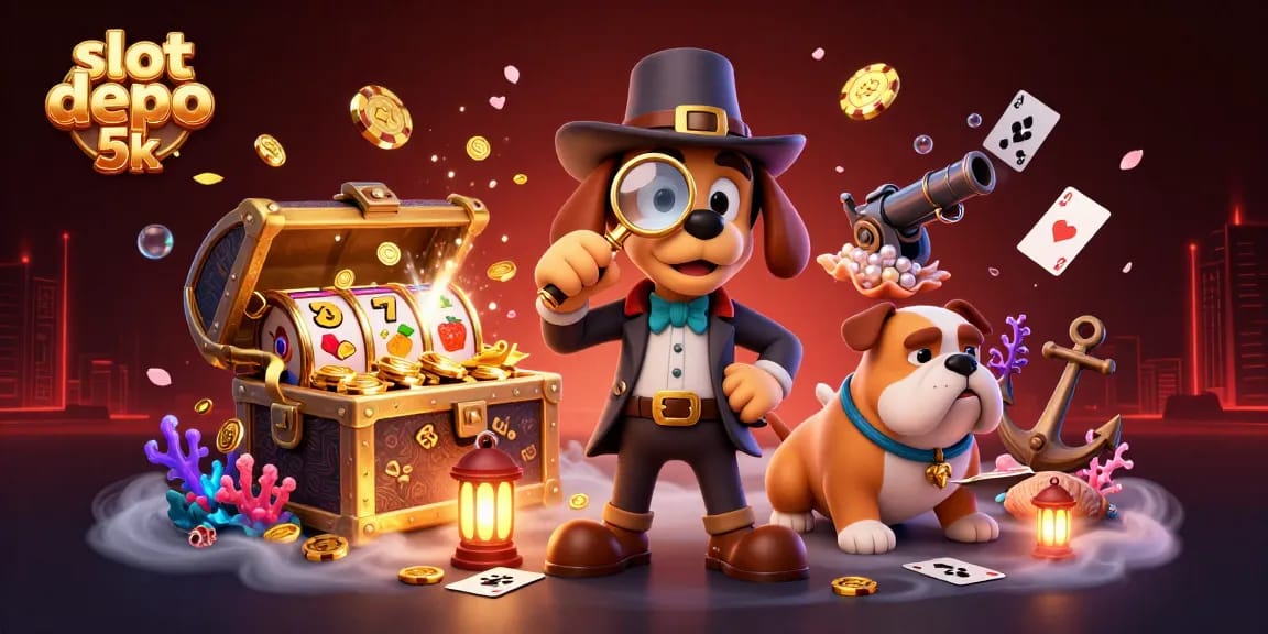 Experience thrilling action at slot depo 5k with vibrant slots, treasure clues, and dynamic characters.