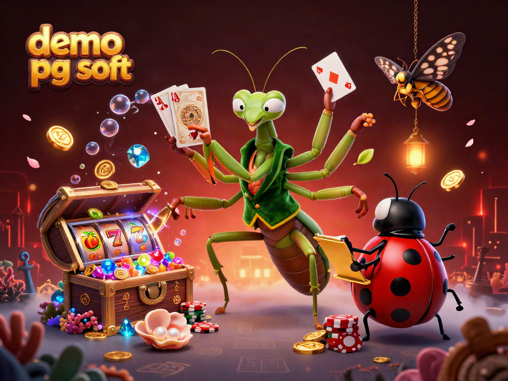 Experience thrilling action in the demo slot pg soft, featuring exciting slot reels and animated characters.