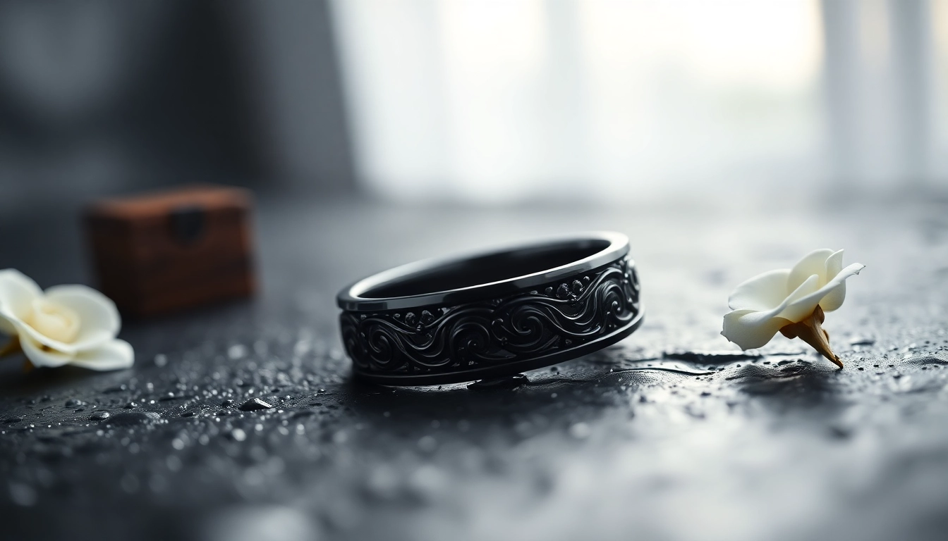 Stylish Black Wedding Rings for Men: Timeless Elegance and Modern Designs