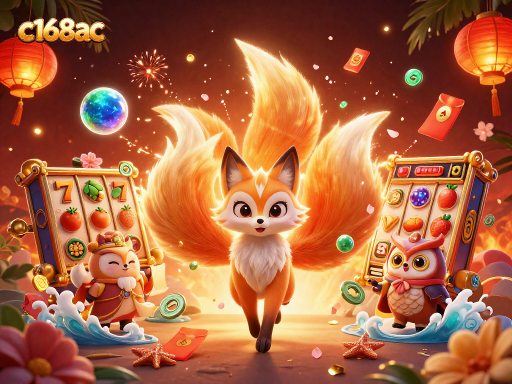 Experience exciting gameplay with c168ac's lively slot scene featuring vibrant characters and rich visual elements.