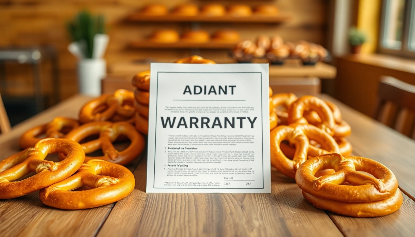 Verify is Pretzel warranty legit and trustworthy surrounded by freshly baked pretzels.