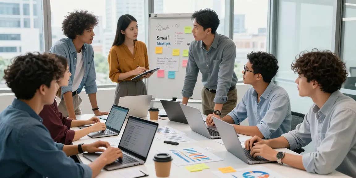 Dynamic business startup team collaborating to transform ideas into successful ventures at https://www.startsomethingpc.com
