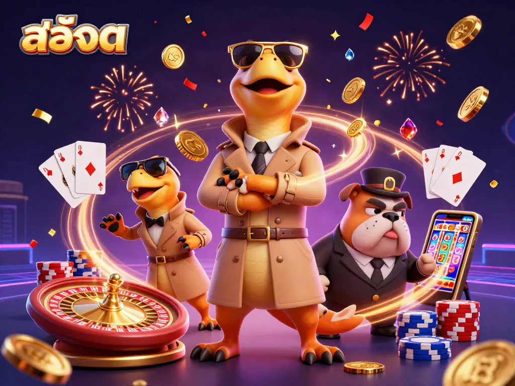 มาดูสล็อตในคาสิโนที่น่าตื่นเต้นผ่านการ์ตูน 3D