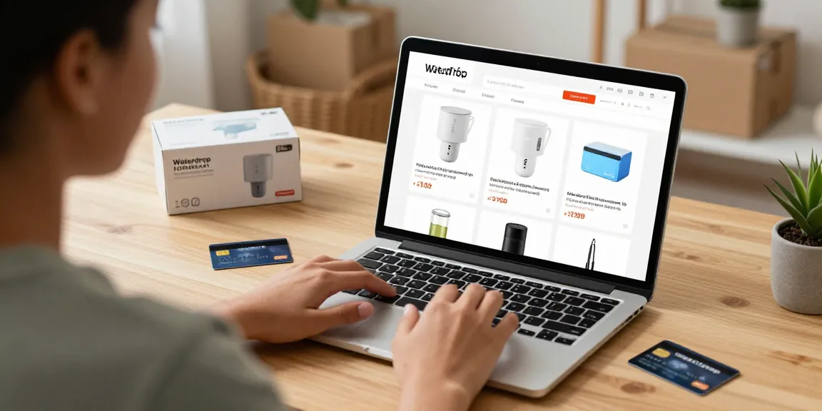 Waterdrop EDR3RXD1 Replacement for Everydrop® Filter 3 - online shopping experience showcasing product display and e-commerce buyer's guide.