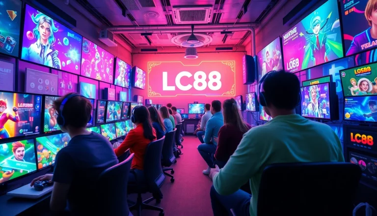 Engaging players enjoying the dynamic LC88 Game in a vibrant online gaming environment.