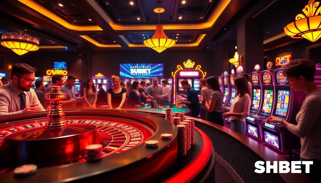 SHBET offers an electrifying casino experience with dynamic games like slots and poker.