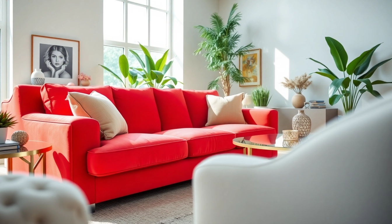 Creëer stijlvolle interieurs met kunst leer meubels in een moderne woonkamer