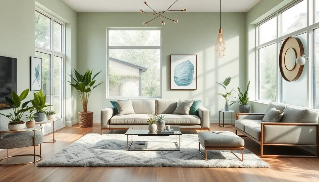 Explore expert design ideas in a modern living room with inviting colors and stylish decor.