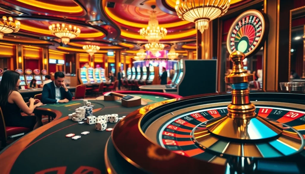 Engaging players at a casino table with 388bet online gaming atmosphere.