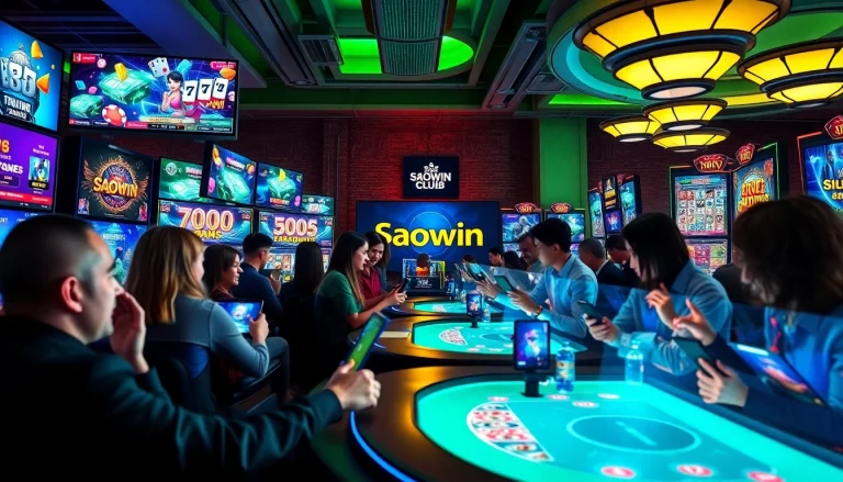 Người chơi tại Saowin Club đang tận hưởng những trải nghiệm chơi game trực tuyến đầy hồi hộp.