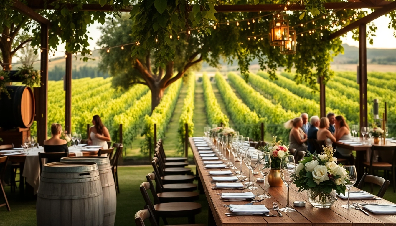 Celebrate in beautiful Clarksburg Wedding Venues with picturesque vineyard settings and elegant decor.