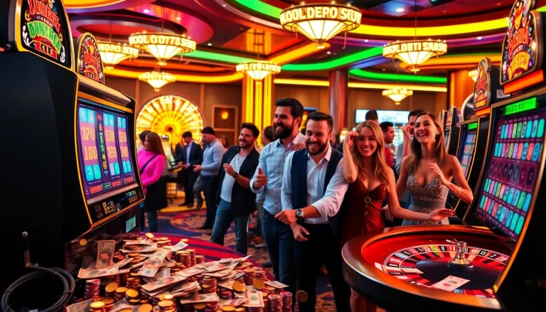 Rasakan permainan yang mendebarkan dengan slot depo 5rb di kasino mewah yang penuh semangat.