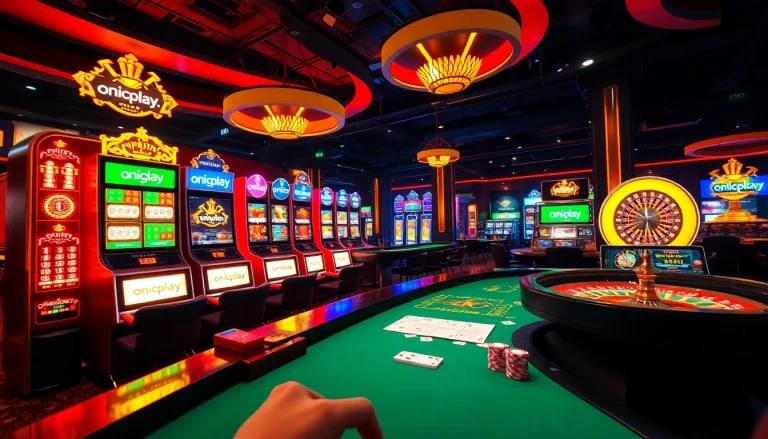 Experience the thrill of onicplay at vibrant casino tables with dynamic betting options.
