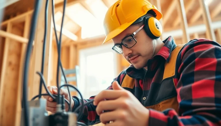 Electrician apprenticeship hawaii program in action, highlighting an apprentice's skills.