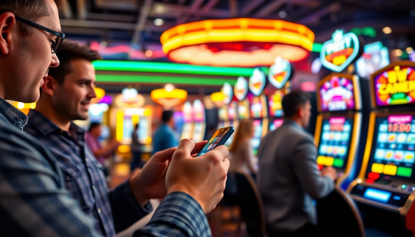 Menggunakan slot depo 1k di kasino, dengan atmosfer cerah dan penuh semangat permainan.