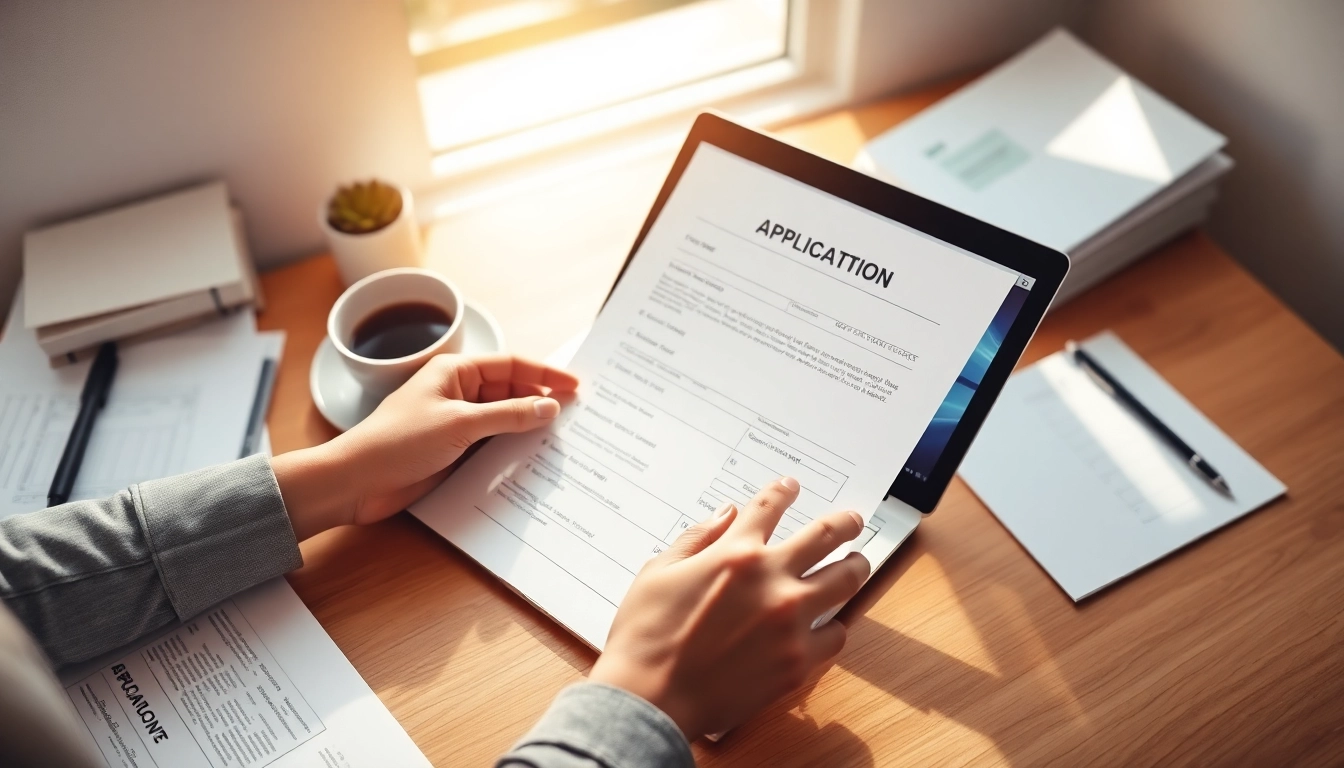 Complete the eta uk application form confidently in a bright and professional workspace.