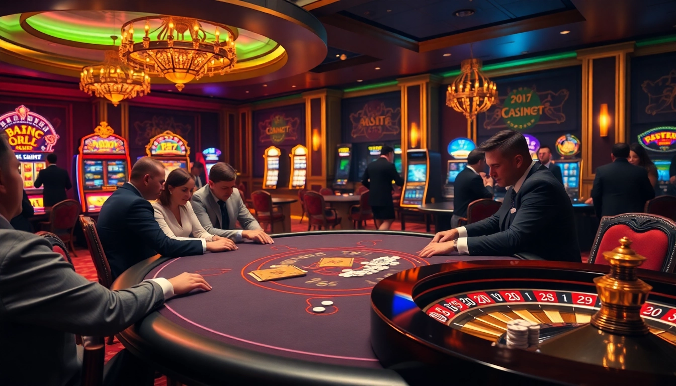 Expérience de casino en ligne France avec du poker à enjeux élevés et des machines à sous vibrantes.