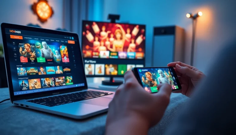 Explore the user-friendly interface of MM88 at https://mm88.in.net, showcasing diverse games on multiple devices.