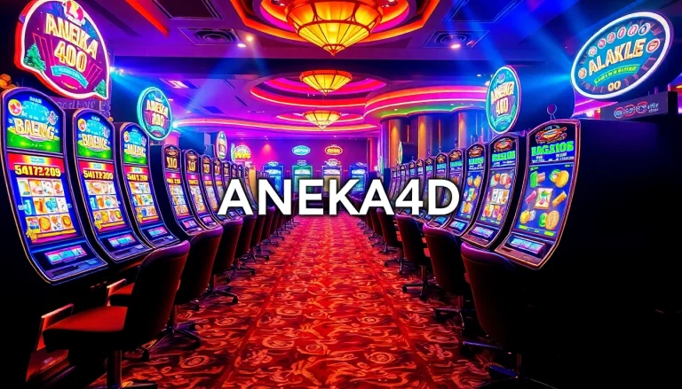 Slot Aneka4D menampilkan aksi yang penuh warna dengan pemain yang memenangkan taruhan tinggi dan menikmati sensasi permainan kasino.