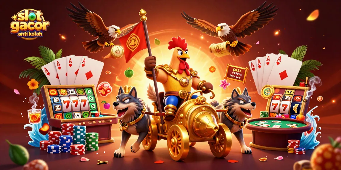 Engage with thrilling slot gacor anti kalah gameplay featuring vibrant characters and rich casino elements.