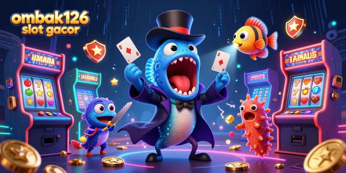 Experience the thrill of ombak126 slot gacor with vibrant 3D casino characters in action.