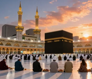 Experience unforgettable umroh Itikaf moments at Masjid al-Haram for your spiritual journey, perfect for tourism and travel enthusiasts.